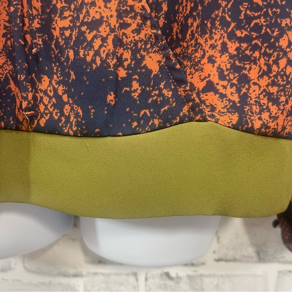 Cabi Python Snake Skin Pattern Surplice Top Small - image 7